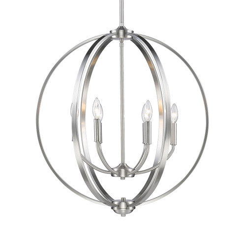 Colson Six Light Chandelier in Pewter (62|31676PW)