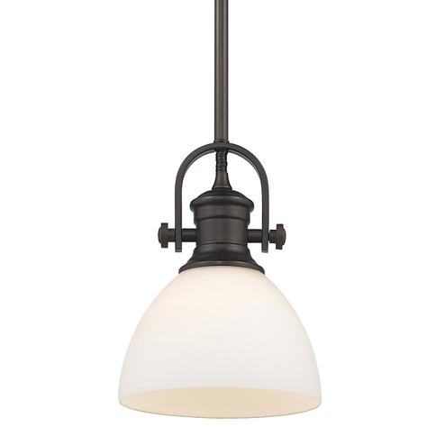 Hines One Light Mini Pendant in Rubbed Bronze (62|3118M1LRBZOP) Hines One Light Mini Pendant in Rubbed Bronze (62|3118M1LRBZOP)