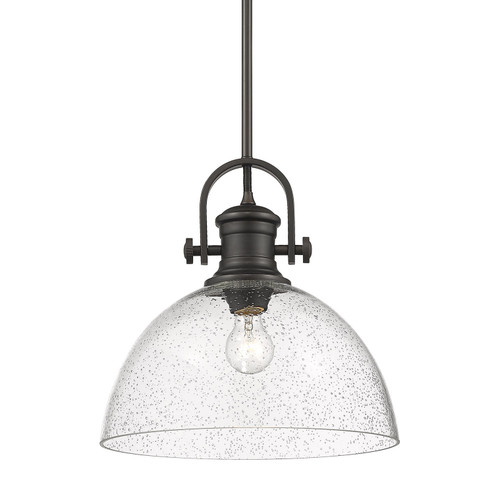 Hines One Light Pendant in Rubbed Bronze (62|3118LRBZSD)
