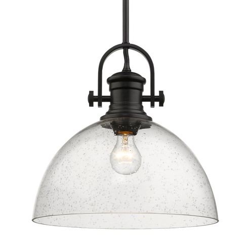 Hines One Light Pendant in Matte Black (62|3118LBLKSD)