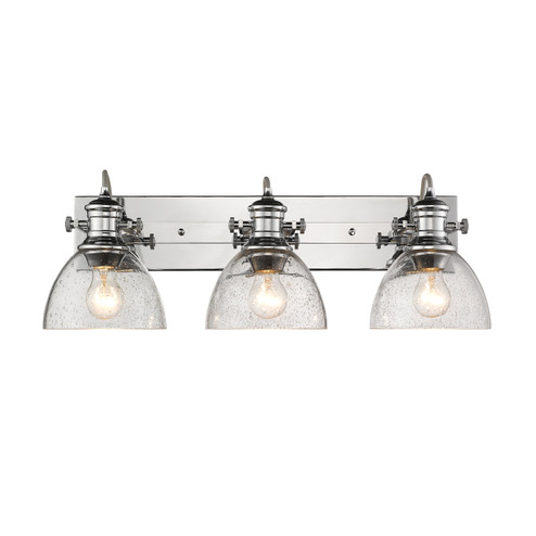 Hines Three Light Bath Vanity in Chrome (62|3118BA3CHSD)