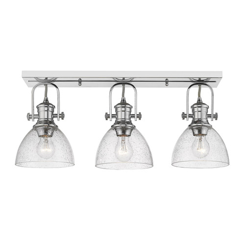 Hines CH Three Light Semi-Flush Mount in Chrome (62|31183SFCHSD)