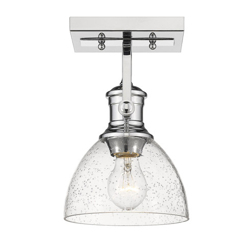 Hines One Light Semi-Flush Mount in Chrome (62|31181SFCHSD)