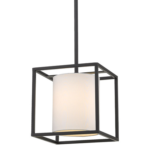 Manhattan One Light Mini Pendant in Matte Black (62|2243M1LBLKMWS)