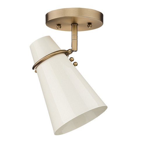 Reeva One Light Wall Sconce in Modern Brass (62|2122SFMBSGE)