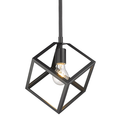 Cassio One Light Mini Pendant in Matte Black (62|2086M1LBLK)