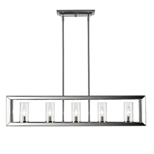 Smyth CH Five Light Linear Pendant in Chrome (62|2074LPCHCLR)