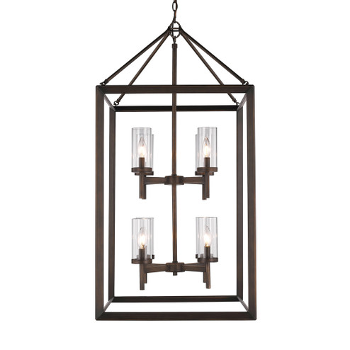 Smyth Eight Light Pendant in Gunmetal Bronze (62|20738PGMTCLR)