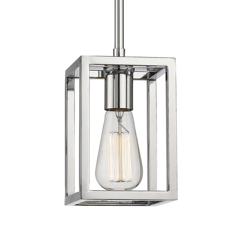 Wesson One Light Mini Pendant in Chrome (62|2072M1LCH)