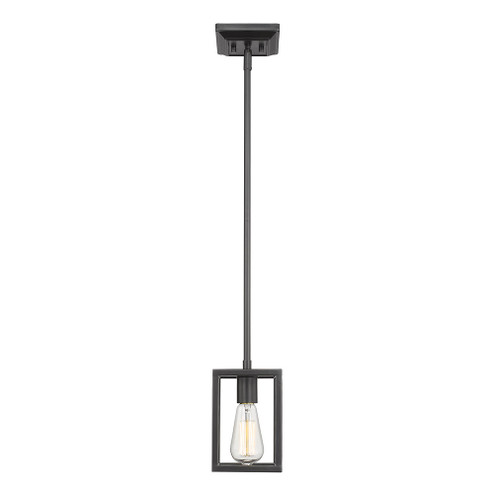 Wesson One Light Mini Pendant in Matte Black (62|2072M1LBLK)