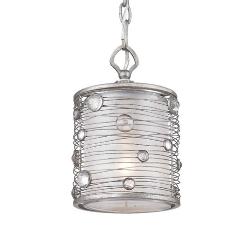 Joia One Light Mini Pendant in Peruvian Silver (62|1993M1LPS)