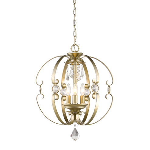 Ella Three Light Pendant in White Gold (62|13233PWG)