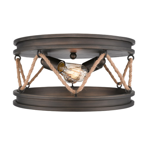 Chatham Two Light Flush Mount in Gunmetal Bronze (62|1048FMGMT)