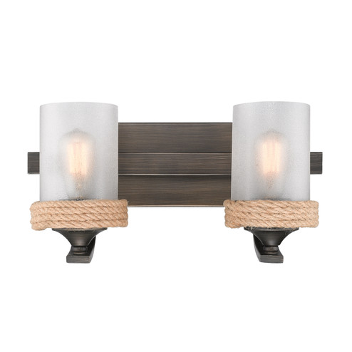Chatham Two Light Vanity in Gunmetal Bronze (62|1048BA2GMTCS)