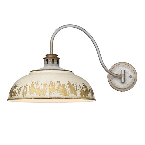 Kinsley One Light Wall Sconce in Aged Galvanized Steel (62|0865A1WAGVAI)