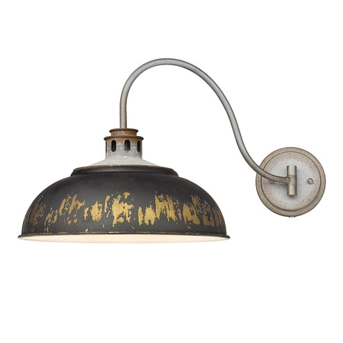 Kinsley One Light Wall Sconce in Aged Galvanized Steel (62|0865A1WAGVABI)