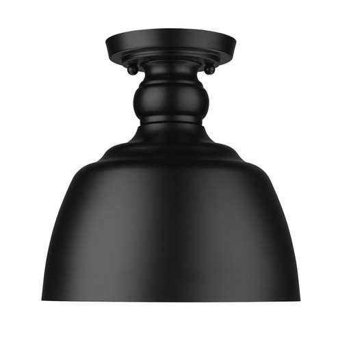 Holmes BLK One Light Flush Mount in Matte Black (62|0316FMBLK)