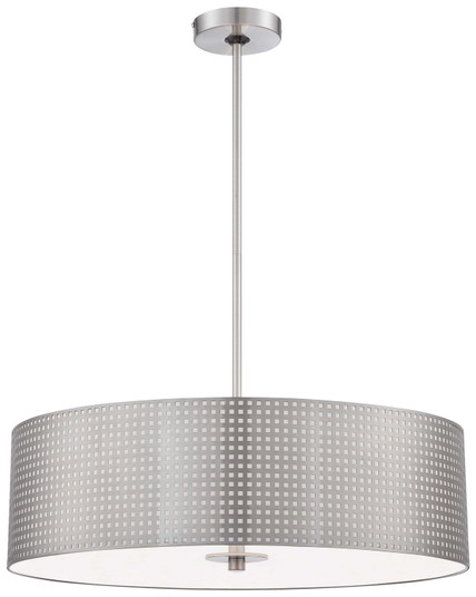 Grid Four Light Pendant in Brushed Nickel (42|P5745084)