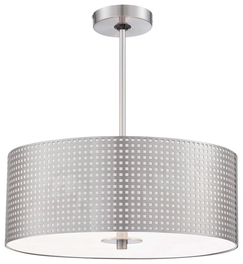 Grid Three Light Pendant in Brushed Nickel (42|P5743084)