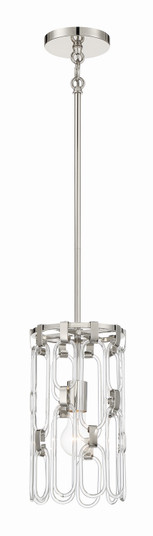 Charming One Light Mini Pendant in Polished Nickel (42|P5381613)