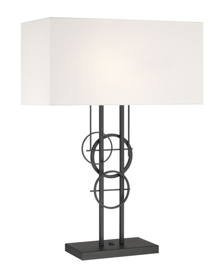 Tempo Two Light Table Lamp in Sand Coal Black (42|P5136066)