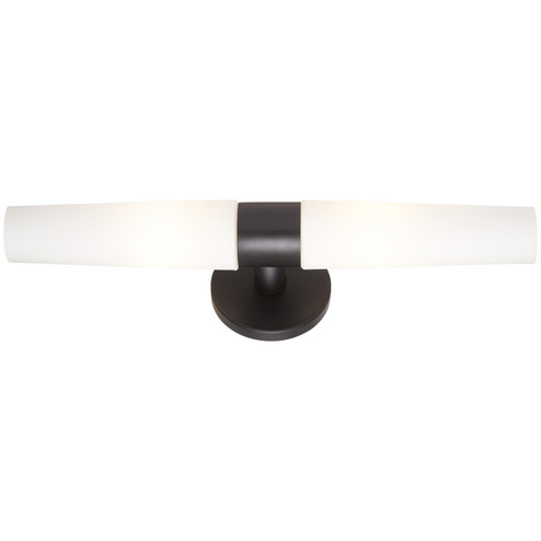 Saber Two Light Wall Sconce in Coal Black (42|P504266A)