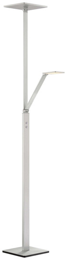 Task Portables LED Floor Lamp in Chiseled Nickel (42|P3055654L)