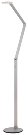 Task Floor Lamp LED Floor Lamp in Chiseled Nickel (42|P3052654L)