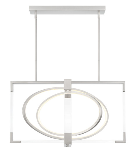 Double Take LED Pendant in Brushed Nickel (42|P2267084L)