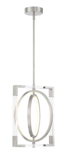 Double Take LED Pendant in Brushed Nickel (42|P2264084L)
