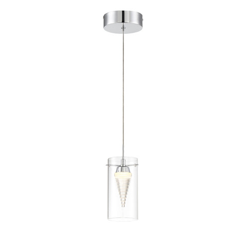 Funnel Cloud LED Mini Pendant in Chrome (42|P20077L)