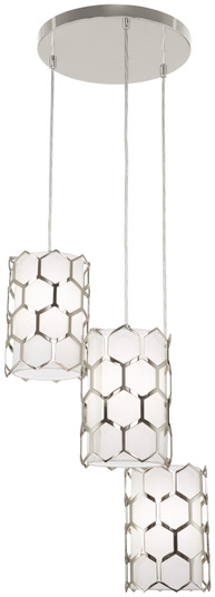 Missing Link Three Light Pendant in Polished Nickel (42|P1893613)