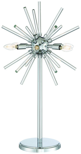 Spiked LED Table Lamp in Chrome (42|P1797077L)