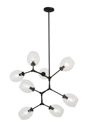 Nexpo Eight Light Pendant in Coal Black (42|P136566A)