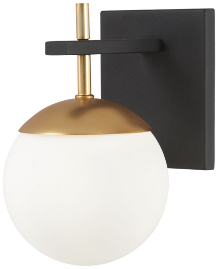 Alluria One Light Wall Mount in Weathered Black W/Autumn Gold (42|P1350618)