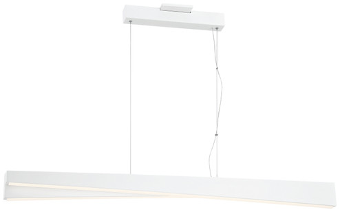 So Inclined LED Island Pendant in Sand White (42|P1155655L)