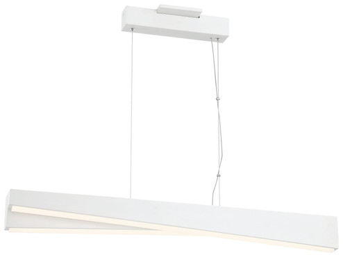 So Inclined LED Island Pendant in Sand White (42|P1154655L)