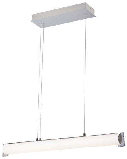Tube LED Island Pendant in Brushed Nickel (42|P1151084L)