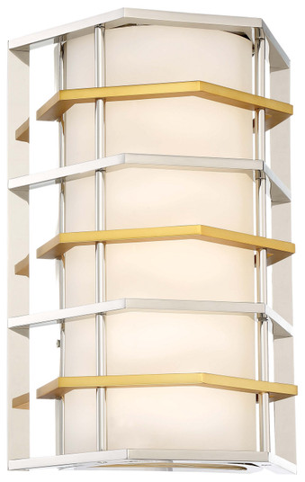 Levels LED Wall Sconce in Polished Nickel W/Honey Gold (42|P1070657L)