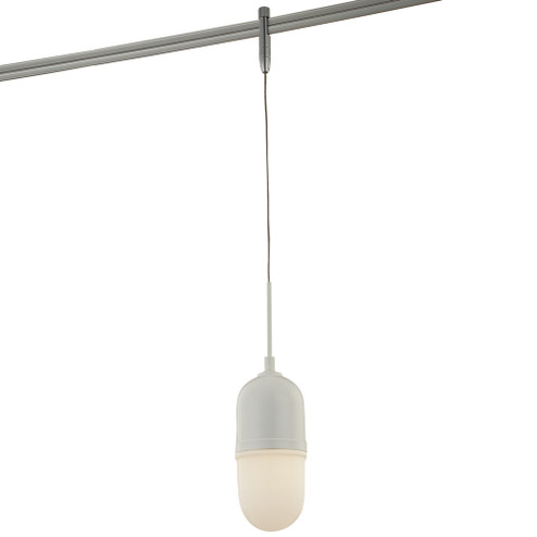 Gk Lightrail One Light Pendant Head in Gloss White Used On Fans (42|GKTH044544C)