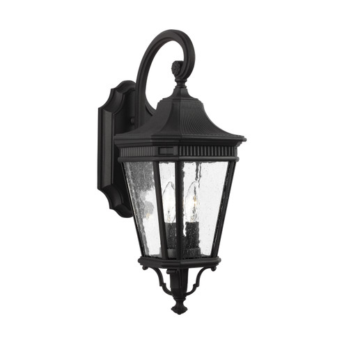 Cotswold Lane Two Light Outdoor Wall Lantern in Black (1|OL5421BK)