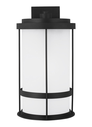 Wilburn One Light Outdoor Wall Lantern in Black (1|8890901DEN312)