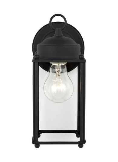 New Castle One Light Outdoor Wall Lantern in Black (1|859312)