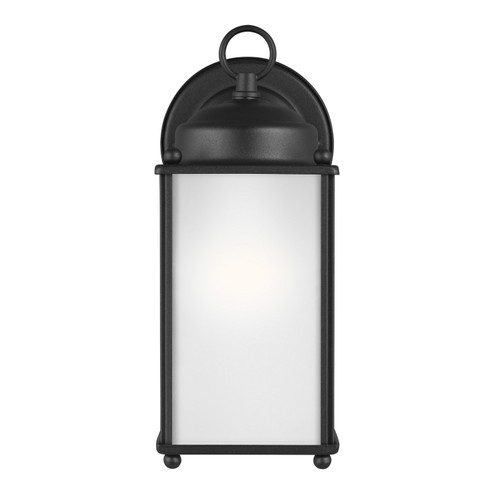 New Castle One Light Outdoor Wall Lantern in Black (1|859300112)