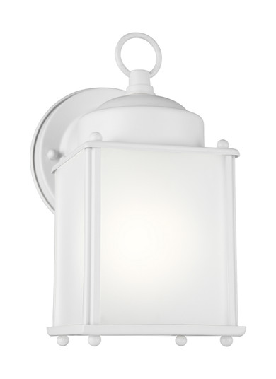 New Castle One Light Outdoor Wall Lantern in White (1|859200115)