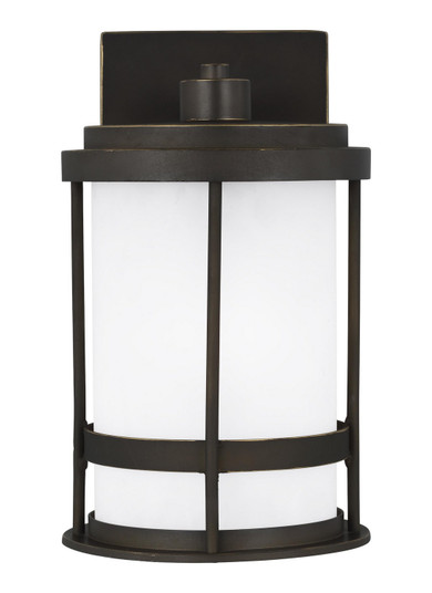 Wilburn One Light Outdoor Wall Lantern in Antique Bronze (1|8590901DEN371)