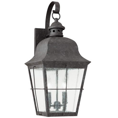 Chatham Two Light Outdoor Wall Lantern in Oxidized Bronze (1|846346)