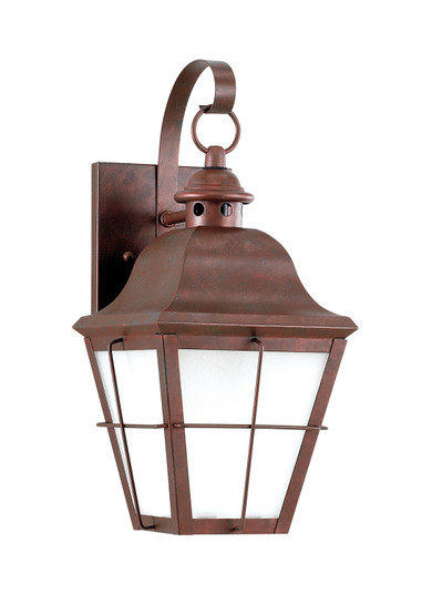 Chatham One Light Outdoor Wall Lantern in Weathered Copper (1|8462DEN344)