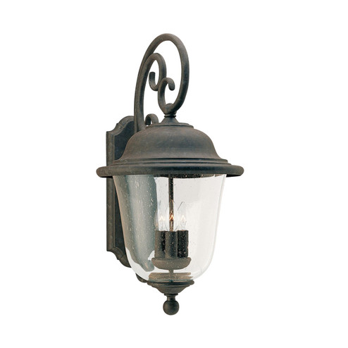 Trafalgar Three Light Outdoor Wall Lantern in Oxidized Bronze (1|8461EN46)