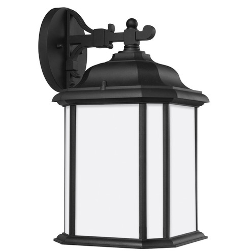 Kent One Light Outdoor Wall Lantern in Black (1|84531EN312)